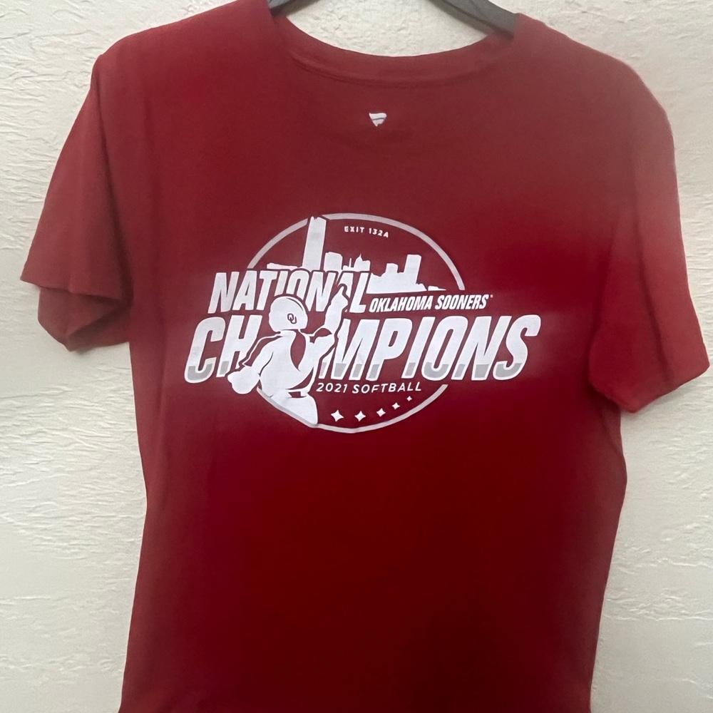 Oklahoma University Softball 2021 National Champions  1 Medium , 1 Small Choice